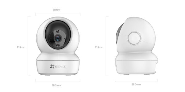Ezviz Pan & Tilt Smart Home Camera H6c 2K+-H6C-4MP
