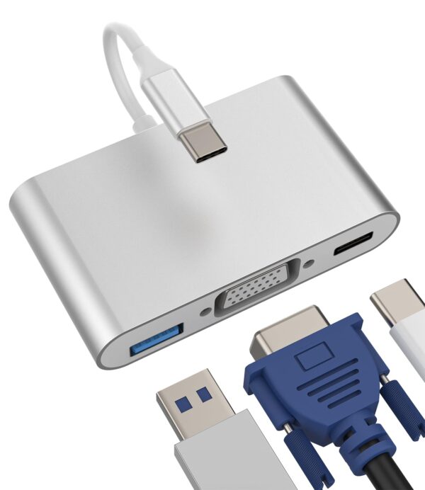 Adaptateur USB C vers HDMI / USB 3.0 / USB C de type C Hub